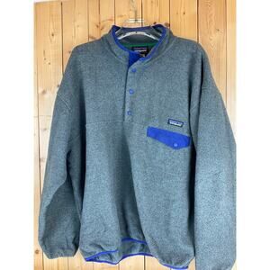Patagonia Men's Synchilla Pullover Jacket, Gray - Size L